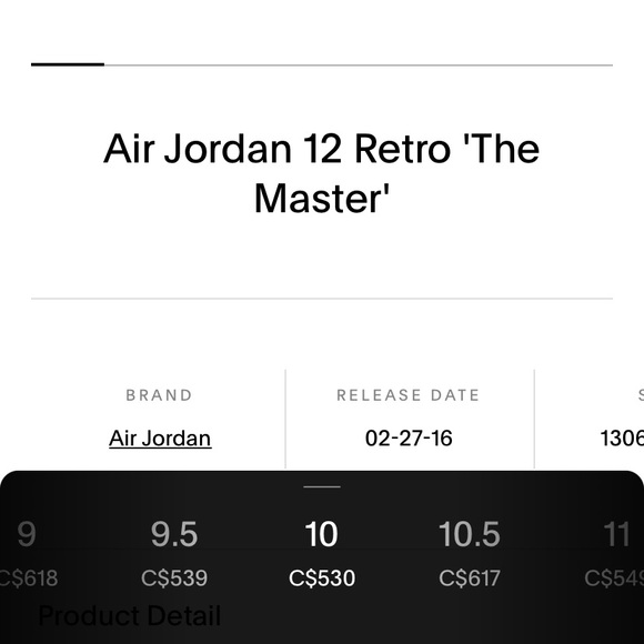 Jordan 12 “The Masters” - Picture 8 of 9